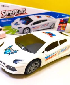 3D Super Car Toy With 360 Degree Rotation automatic door Opening    (Cell Operated)