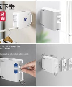 34 holes hanging clothes Retractable Clothline SK