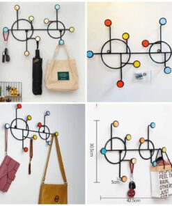 Nordic style wall shelf with hook SK