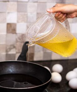 Multi - Purpose Stylish and Durable Crystal Oil Jug - 1.5 Liter Homio Oil Dispenser"