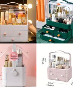 Acrylic Double Sided Door  Makeup Cosmetic Organizer