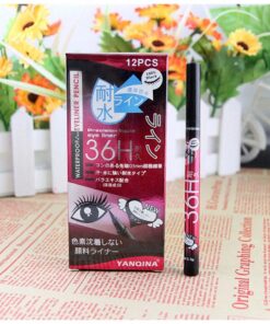 Pack of 2 Black Yanqina 36 H Eye Pencil Liner, Liquid, 2pcs