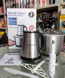 Multifunctional Silver Crest Electric High Power 3L Household Stainless Steel Meat Grinder and Blender & Food Processor and Chopper