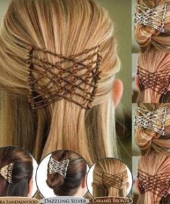 Magic Hair Comb Flexible Butterfly Magic Hair Clip