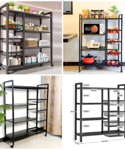 Multifunctional storage rack with wheels SK