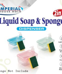 Liquid soap and sponge  2in1