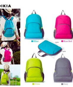 Foldable Polyester Backpack, Lightweight, Portable & Convertible Travel Backpack with Multi-Pocket Design, with Shoulder Strap for Travel
