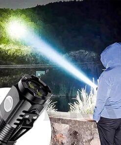 Mini LED Flashlight, Rechargeable Cap Clip Light with Tail Magnet Outdoor, Portable Emergency Flashlight with Battery, Suitable for Hiking And Camping