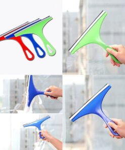 Durable Window Cleaner Mirror Car Windshield Squeegee Glass Wiper Silicone Blade Cleaning Shower Screen Window Wizard