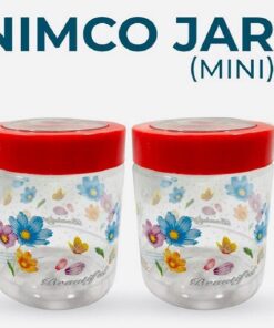 Pack of 2 Plastic Nicmo Jar Set