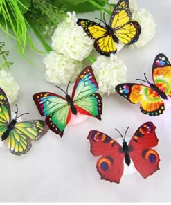 Led Lighting 5pcs 3D Butterfly Led Light Wall Stickers bedroom Home Decorate