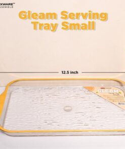 Acrylic Transparent Gleam Serving Tray Small