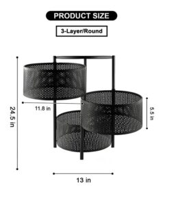 Kitchen Trolly Round 3 Layer
