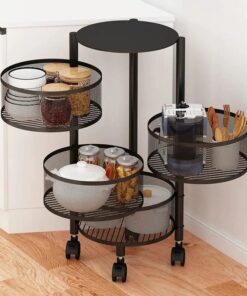 Kitchen Trolly Round 4 Layer