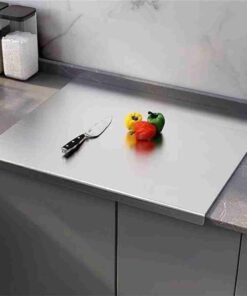 presents the original non-magnetic stainless steel cutting board! Built to last and perfect for all your kitchen tasks. Available in two sizes.