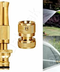 Golden Brass Nozzle Water Spray Gun, For Garde