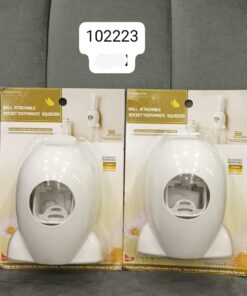 Toothpaste and toothbush holder