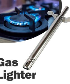 Stainless Steel Electronic Gas Lighter for lighting Gas Stove With Knife