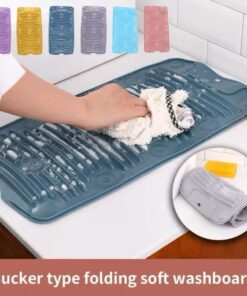Silicone Multipurpose Foldable Clothes Washing Mat
