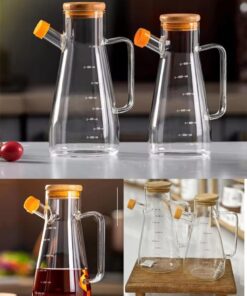 Oil jug glass merterial 650ml