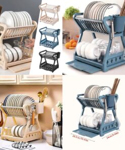 Multi Purpose Plastic Kitchen Comfort Plates & Spoon Rack