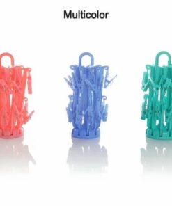 Plastic Foldable Underwear Hanging Dryer Clothes Clips Hanger Drying Rack,