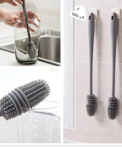 Silicone bottle brush