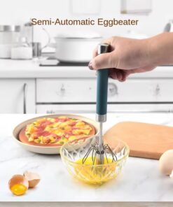 Egg Beater Whisk Stainless Steel Egg Shaker Manual Press Type Butter Whipping Kitchen Baking