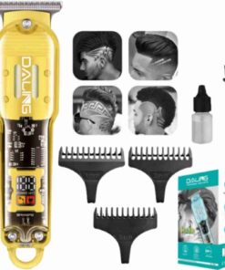 DALING 8268  New Transparent Professional Hairdresser Lcd Electric Hair Clipper Hair Cutting Machine