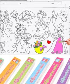 Children Coloring Drawing Roll Paper Graffiti Scroll DIY Handmade Paper-cut Wall Stickers Paper Early Educational Painting Toys