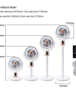 Rechargeable fan with remote