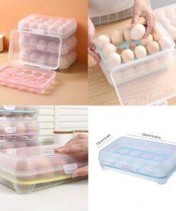 Plastic 15 Grid Eggs Storage Box