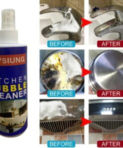 Kitchen Bubble Grease Cleaner 250ML | Dirt Grease dust cleaner for car, kitchen, home