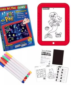 3D Magic Drawing Pad LED Light Luminous Board with Watercolor Pen Intellectual Development Toy Children Painting Learning Tool