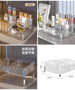 Acrylic desktop makeup organizer SK