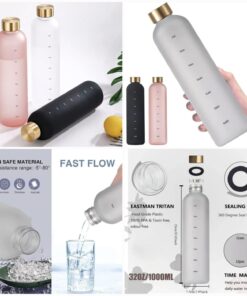 Motivational time maker water bottle SK