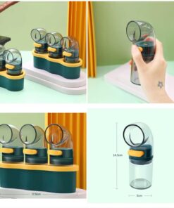 0.5gram measurement click spice bottle with stand set SK