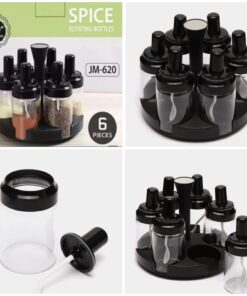 6psc rotating spice rack SK