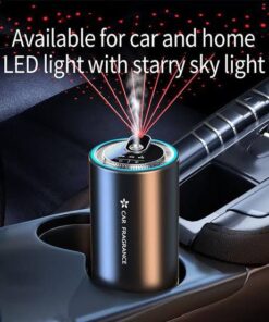 Car Fragrance With Projector And Perfume Bottle (Gift Packing)