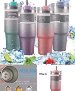 Water bottle stainless steel 1 litre