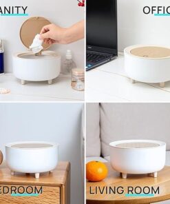 Round Trash Bin with Lid