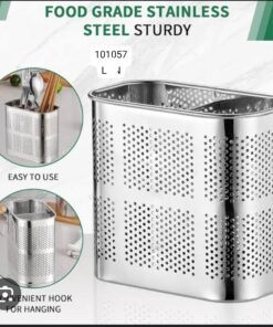 Stainless steel cutlery holder