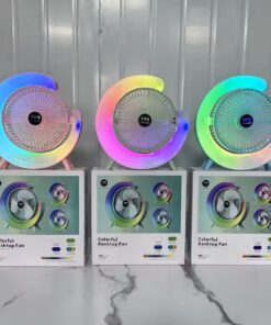 Colorfull Led Circle Fan