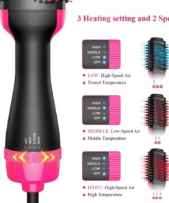 3 IN 1 Hot Air Brush One-Step Hair Dryer And Volumizer Styler and Dryer Blow Dryer Brush Professional 1000W Hair Dryers