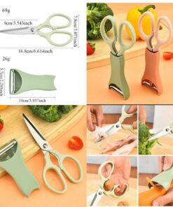 Peeler and scissors set