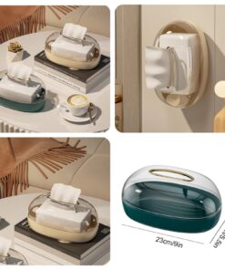 Acrylic luxury wall mounted tissue box SK