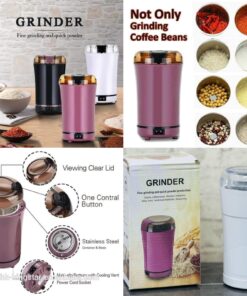 Stainless Steel Nut Electric Coffee Grinder, Multifunctional Grinding Machine, Multigrain Mini Grinder, Nuts Seed Grinding Machine