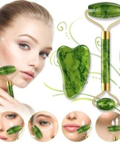2 in 1Facial Beauty - Pack Of Jade Face Roller