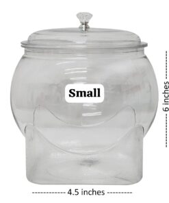 Plastic Square Bottom Airtight Container Small