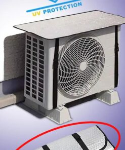 Window Air Conditioner Cover for Outside Units, Waterproof Window AC Unit Cover Sun Shade UV Defense, Snow, Ice, Frost, Leaf Guard